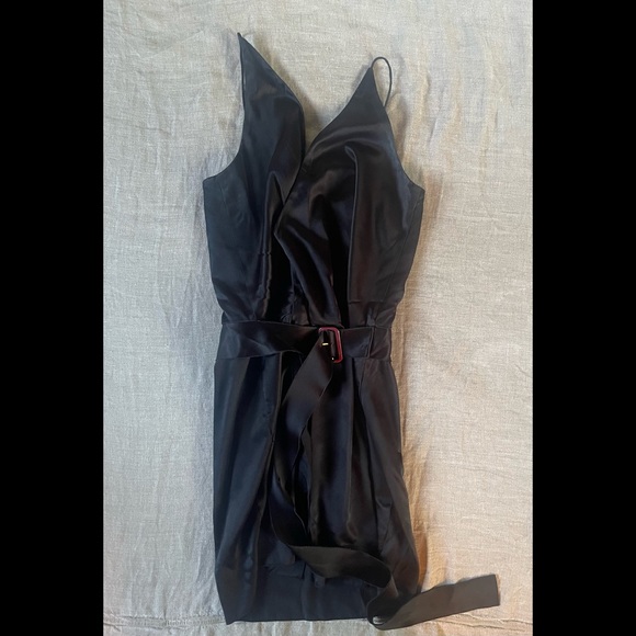 2018 DION LEE SILK TIE TUNIC DRESS - Picture 4 of 13